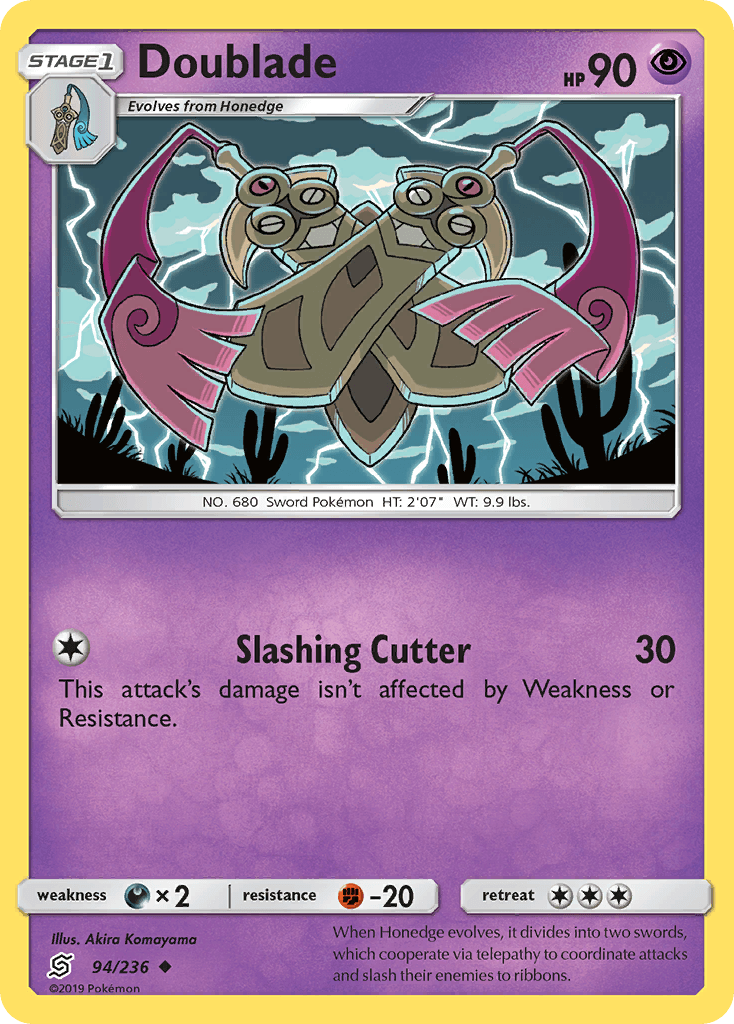 Doublade Pokémon card