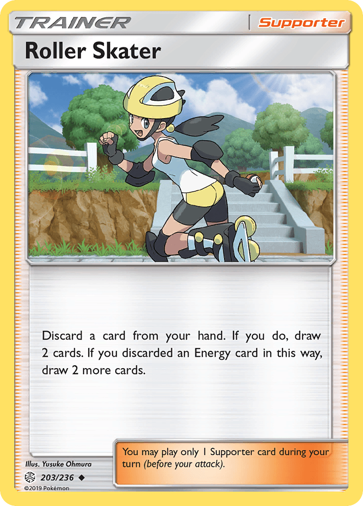 Roller Skater Pokémon card