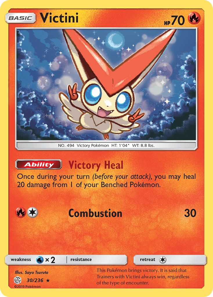 Victini Pokémon card