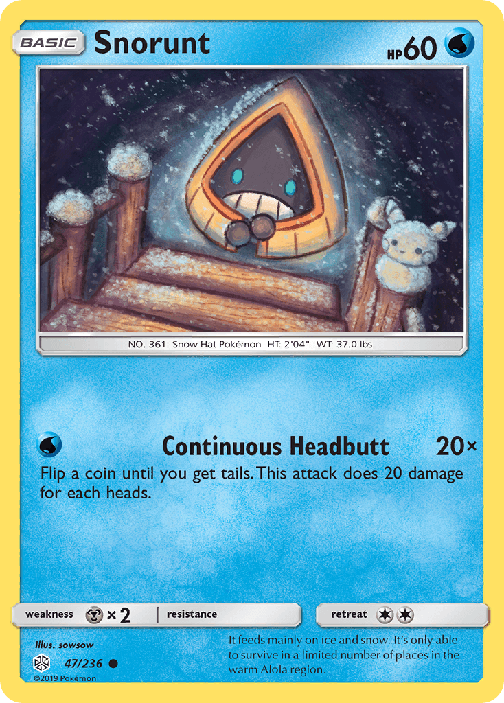 Snorunt Pokémon card