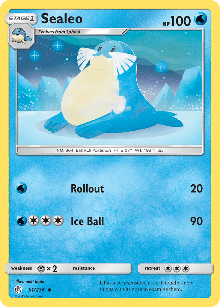 Sealeo Pokémon card