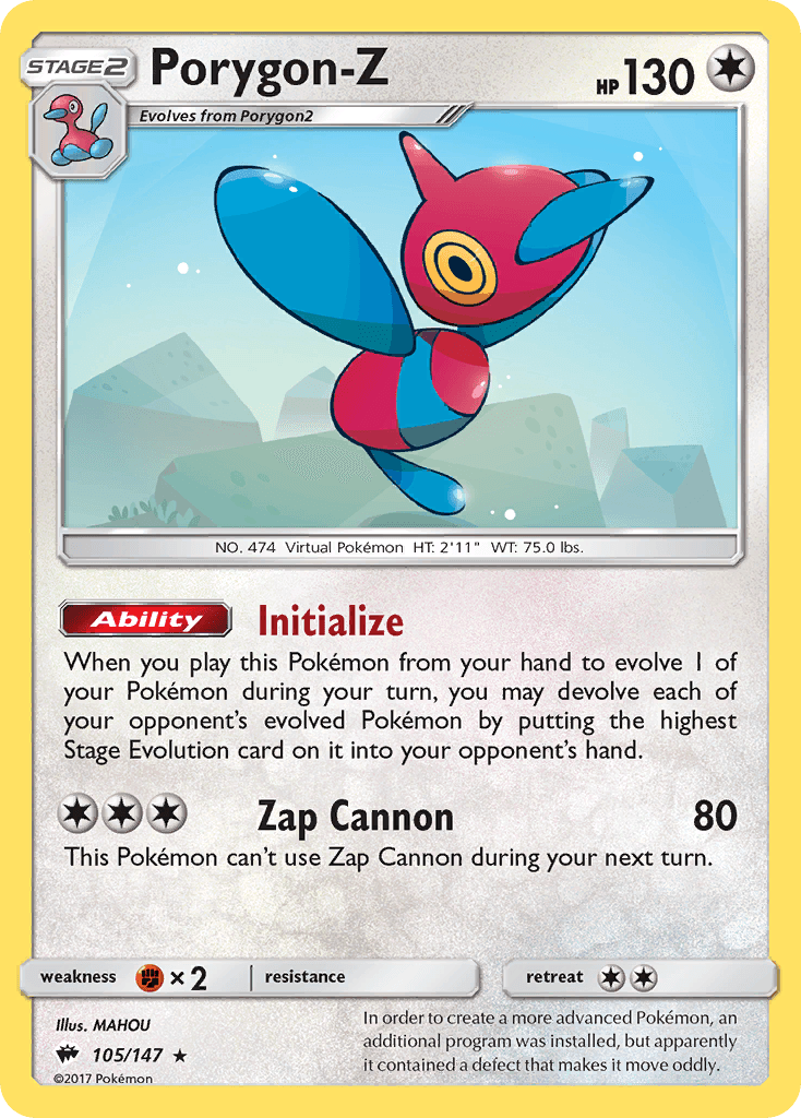 Porygon-Z Pokémon card