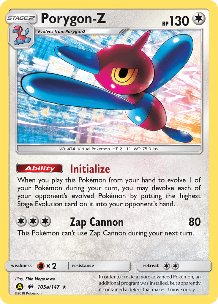 Porygon-Z Pokémon card