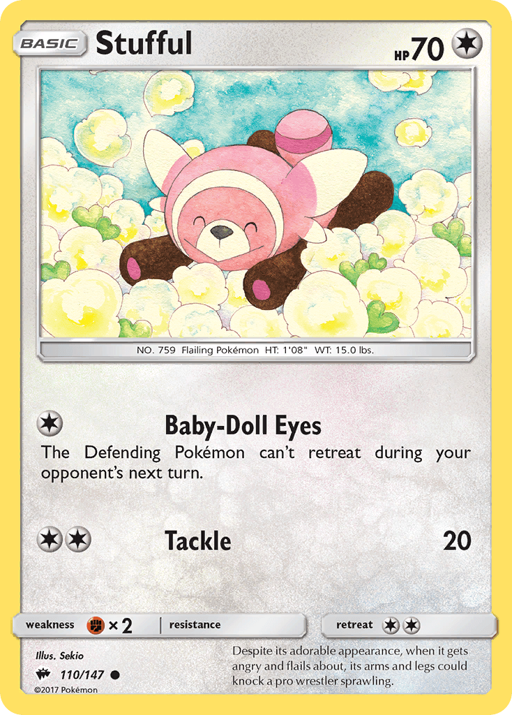 Stufful Pokémon card