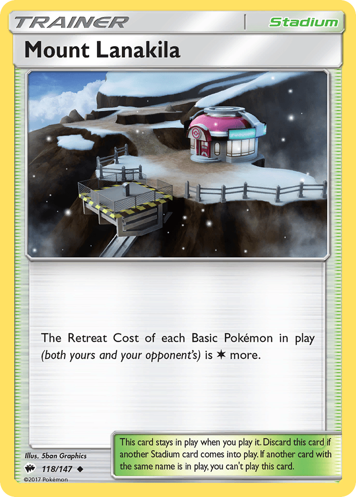 Mount Lanakila Pokémon card