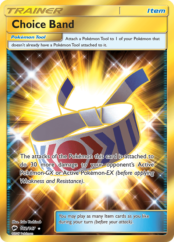 Choice Band Pokémon card