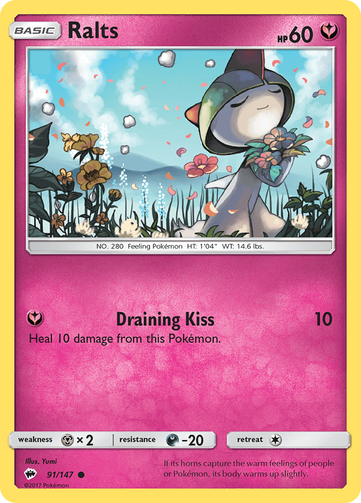 Ralts Pokémon card
