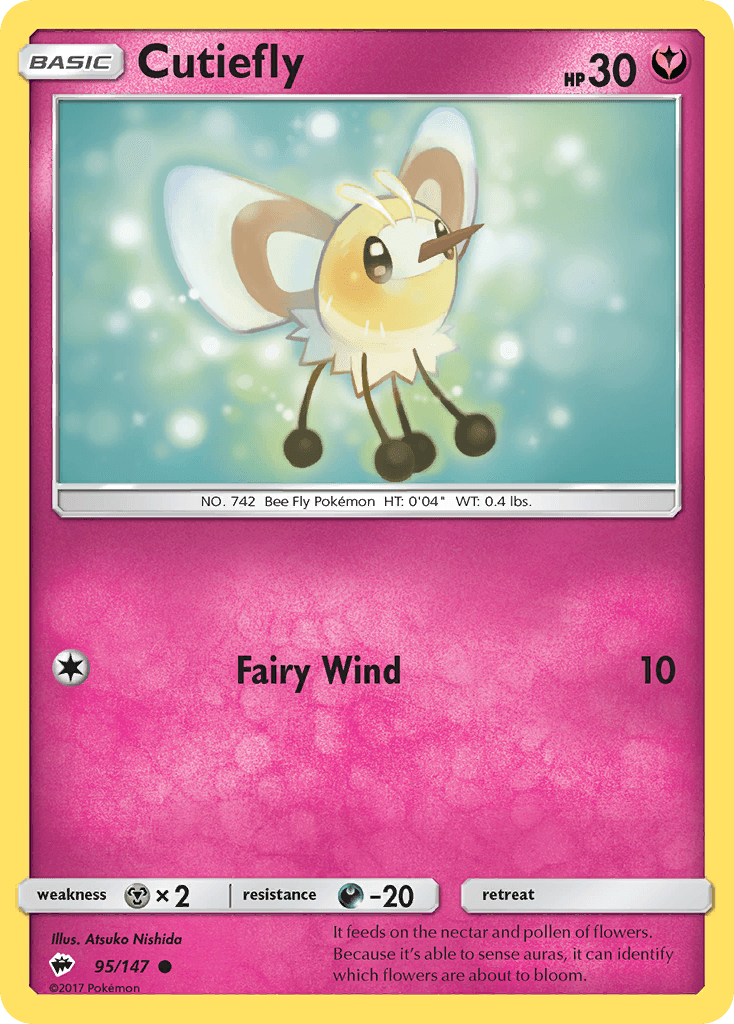Cutiefly Pokémon card