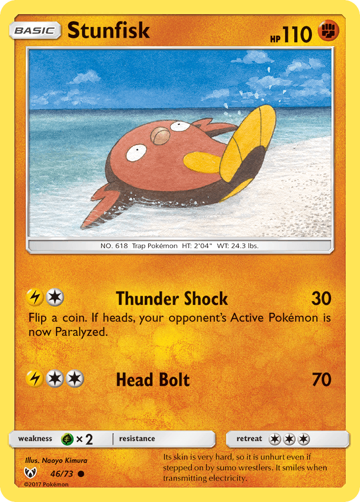 Stunfisk Pokémon card