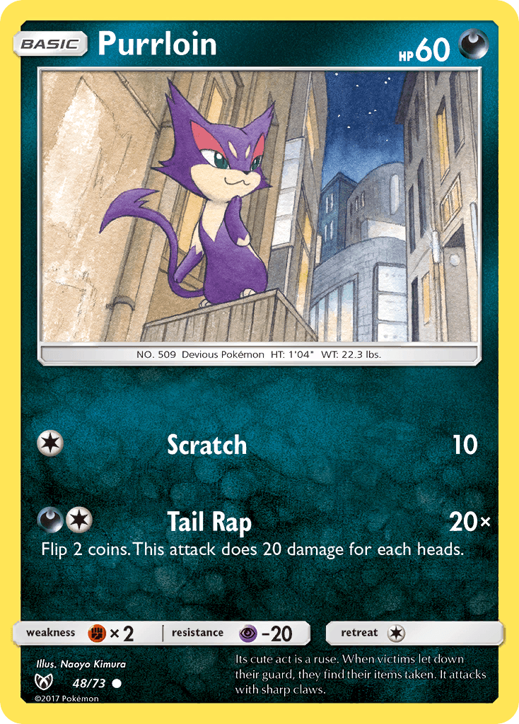 Purrloin Pokémon card