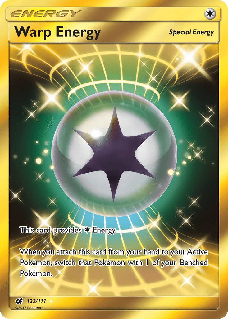 Warp Energy Pokémon card