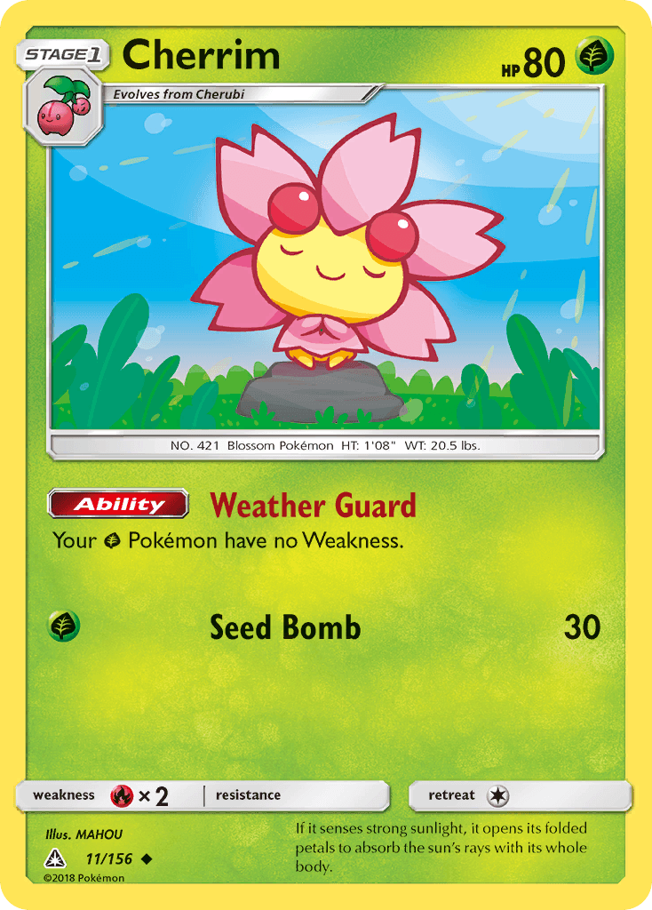Cherrim Pokémon card
