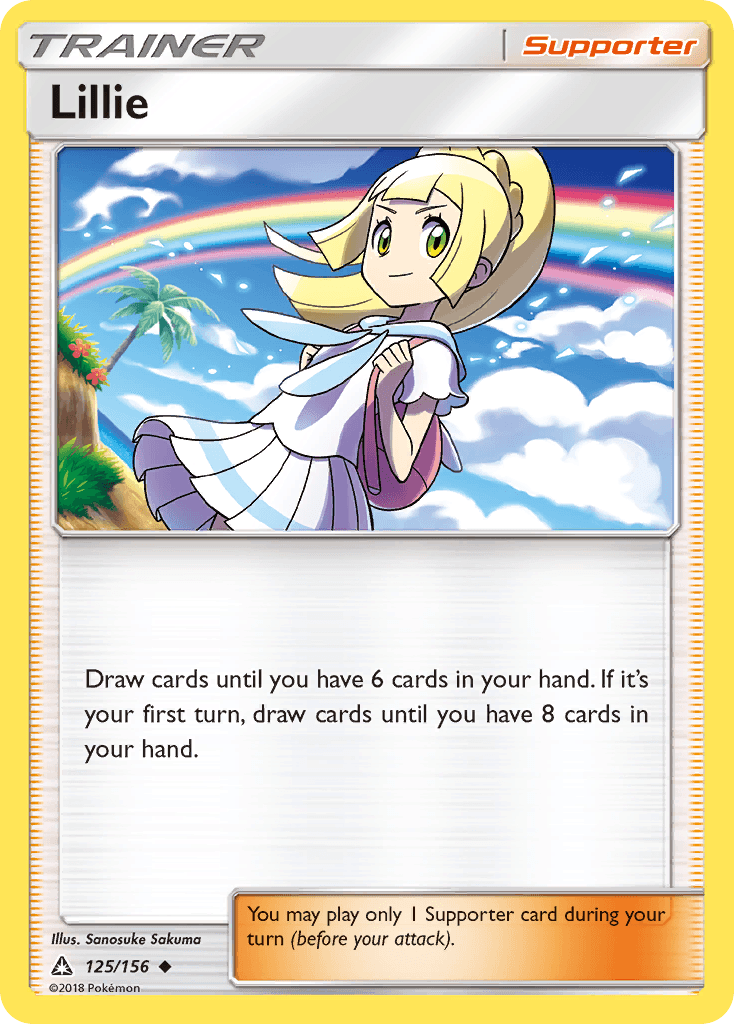 Lillie Pokémon card