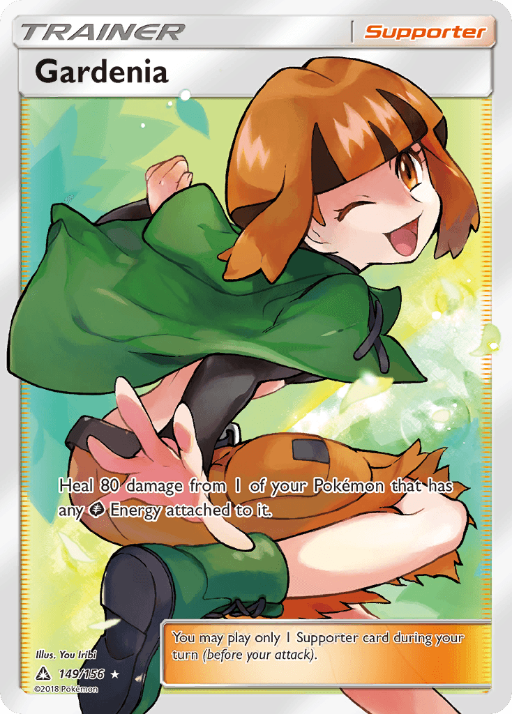 Gardenia Pokémon card