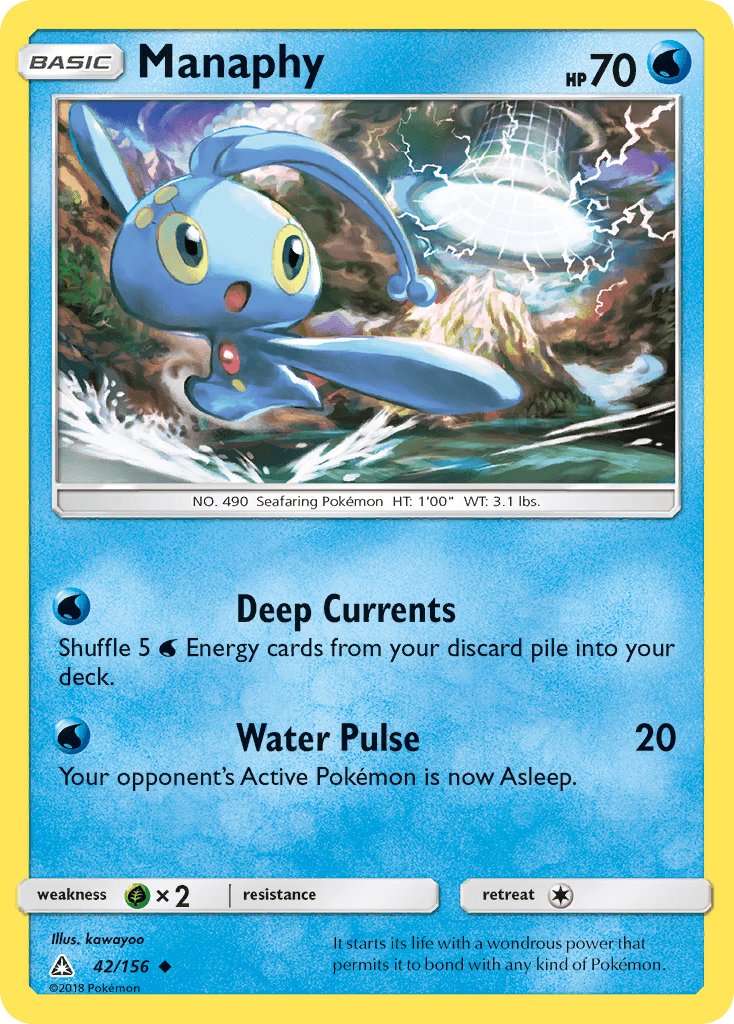 Manaphy Pokémon card