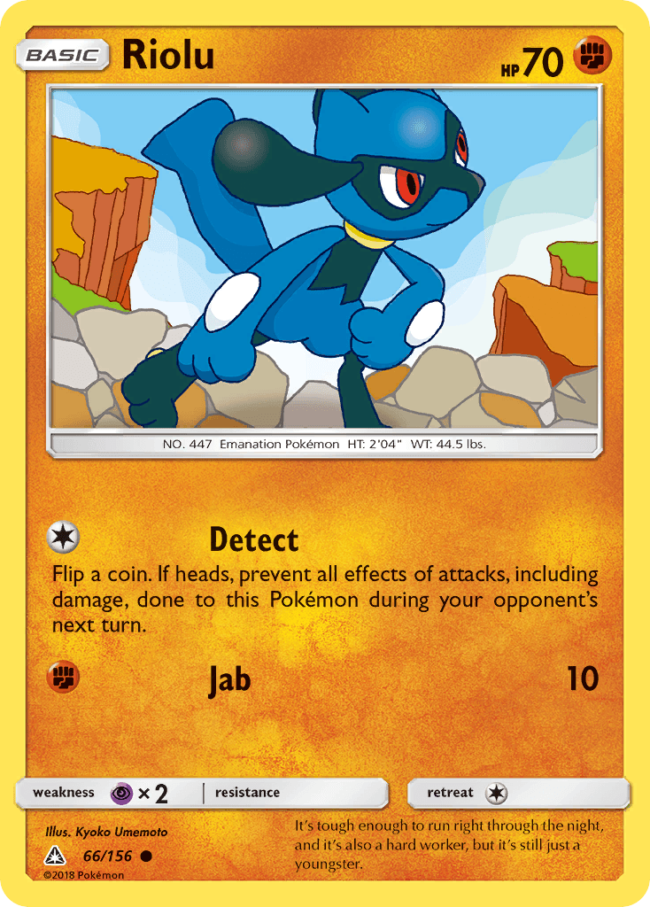 Riolu Pokémon card