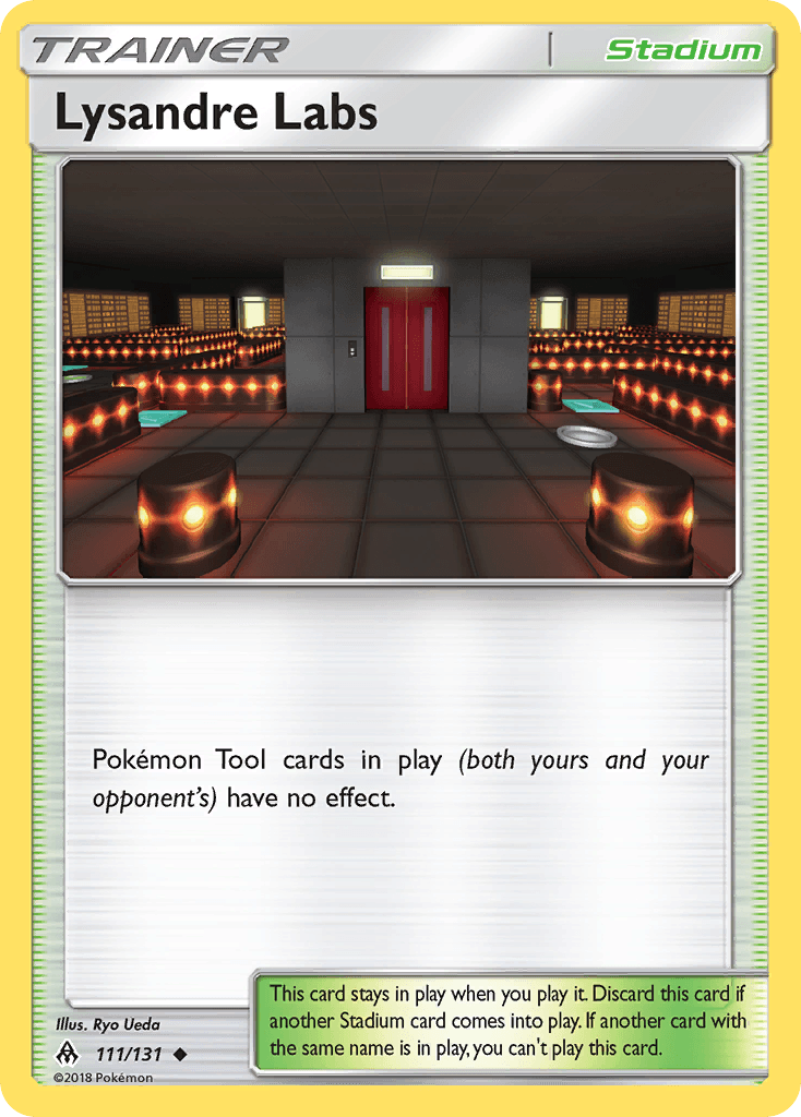 Lysandre Labs Pokémon card