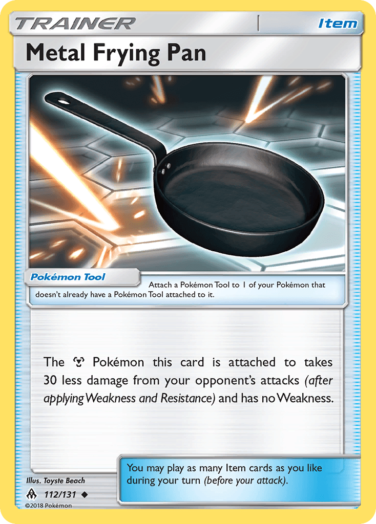 Metal Frying Pan Pokémon card