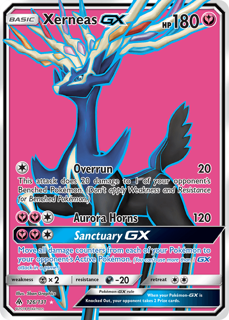 Xerneas-GX Pokémon card
