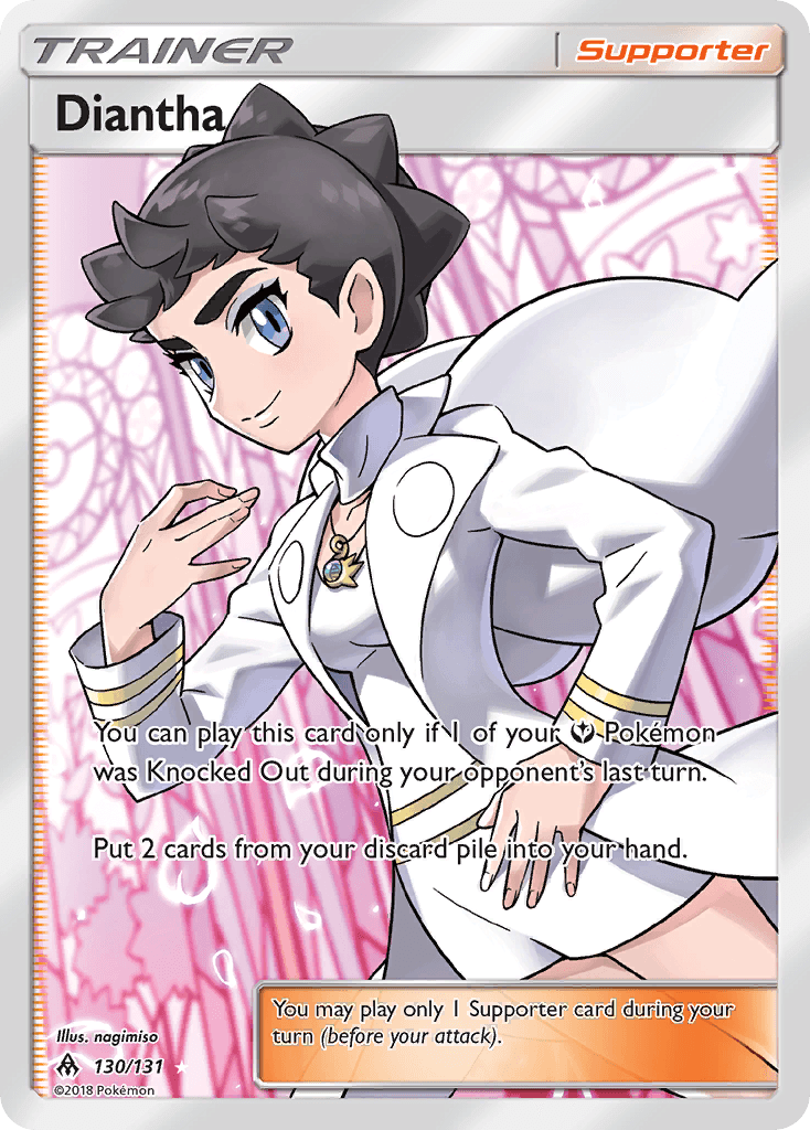 Diantha Pokémon card