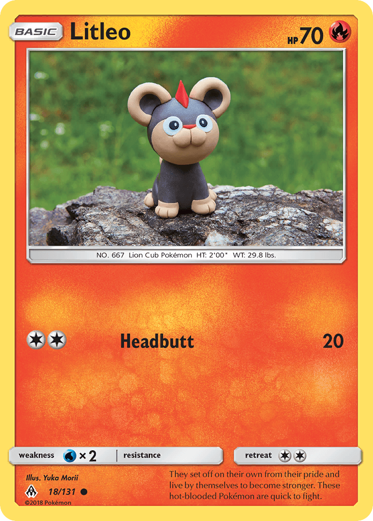 Litleo Pokémon card