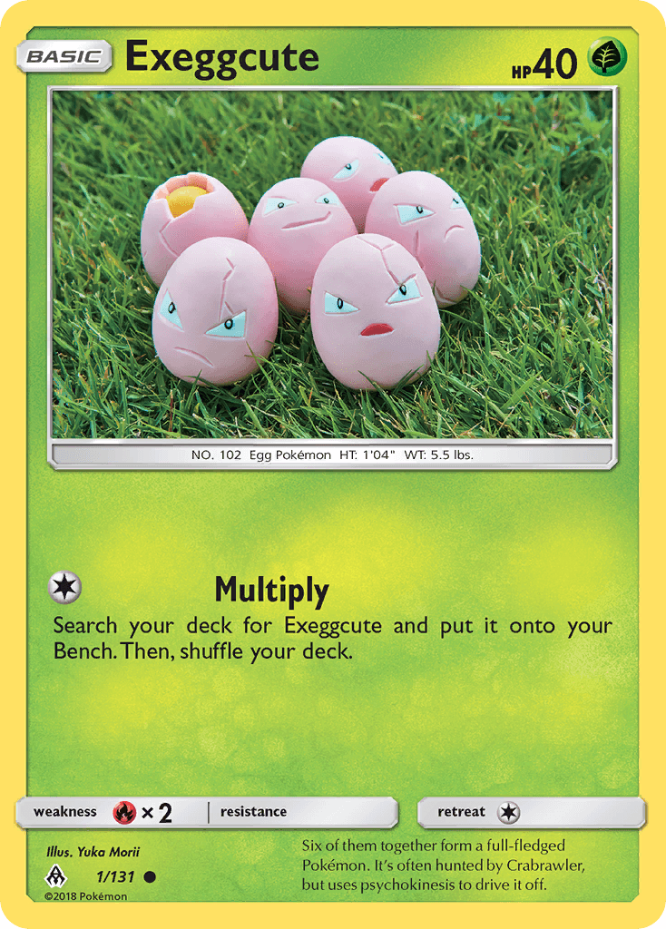 Exeggcute Pokémon card