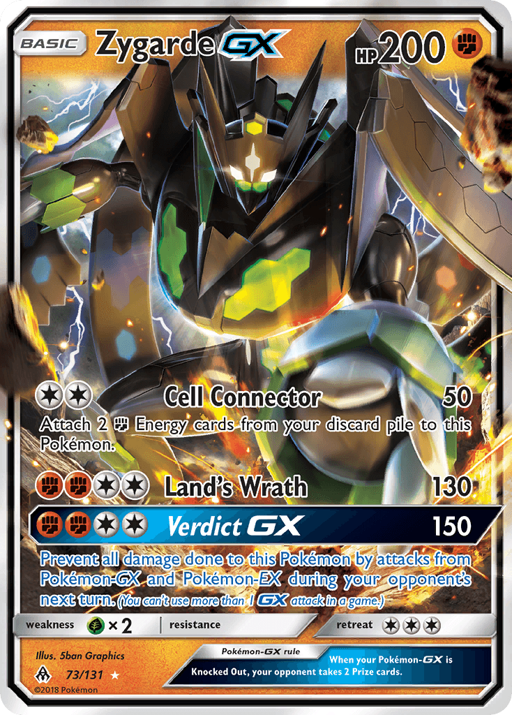 Zygarde-GX Pokémon card