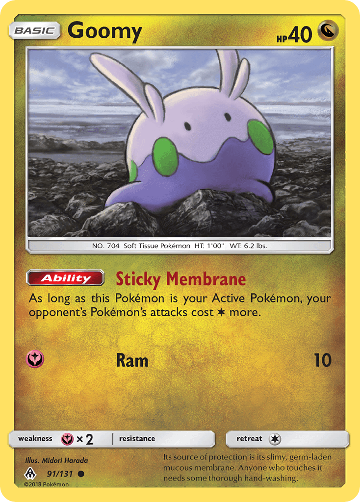 Goomy Pokémon card