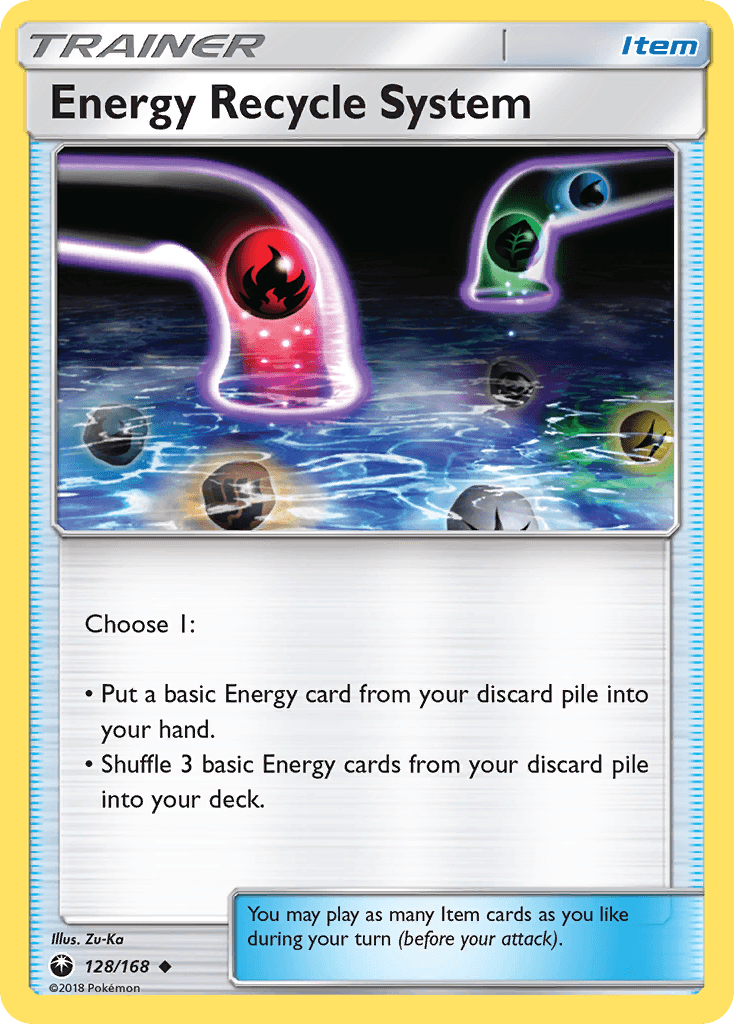 Energy Recycle System Pokémon card