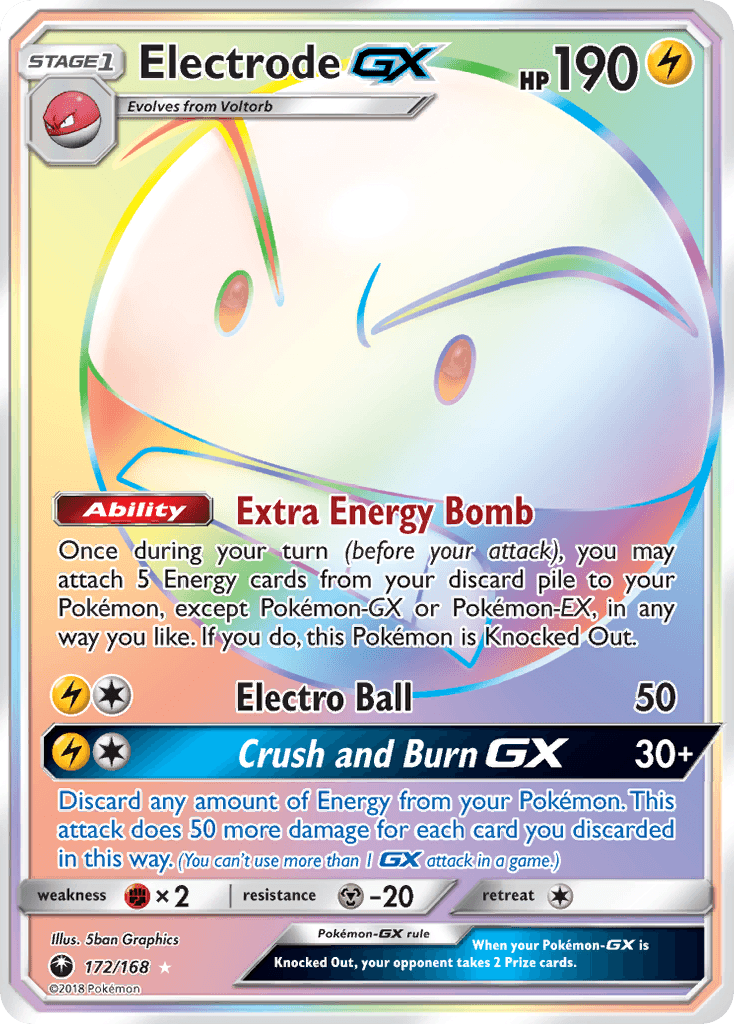 Electrode-GX Pokémon card