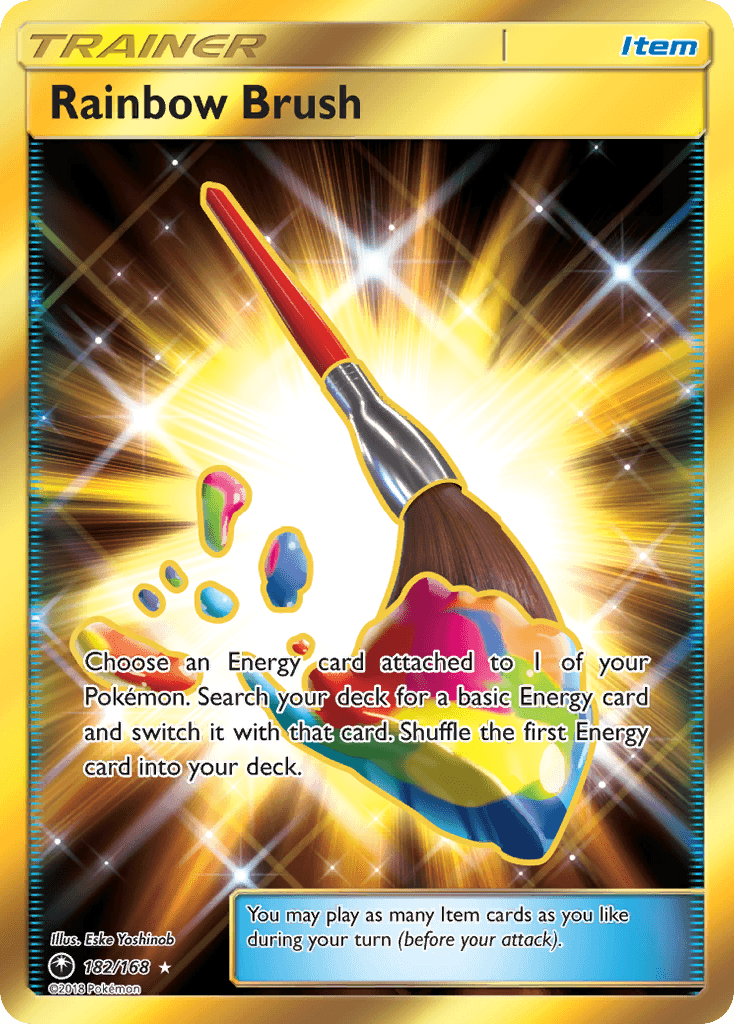 Rainbow Brush Pokémon card