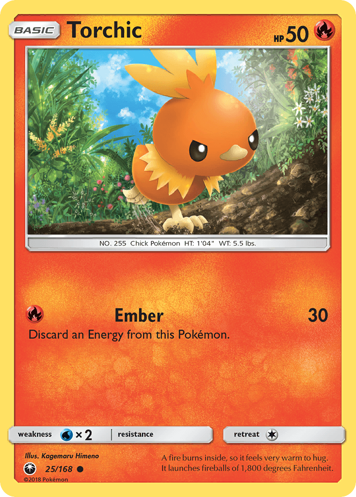 Torchic Pokémon card