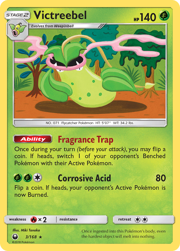 Victreebel Pokémon card