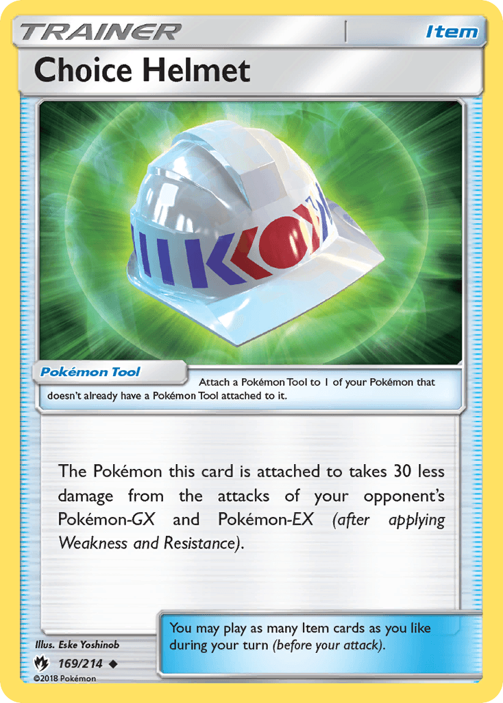 Choice Helmet Pokémon card