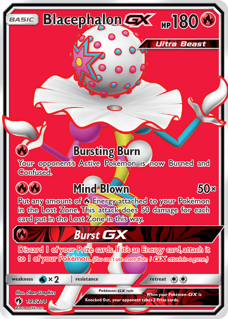 Blacephalon-GX Pokémon card