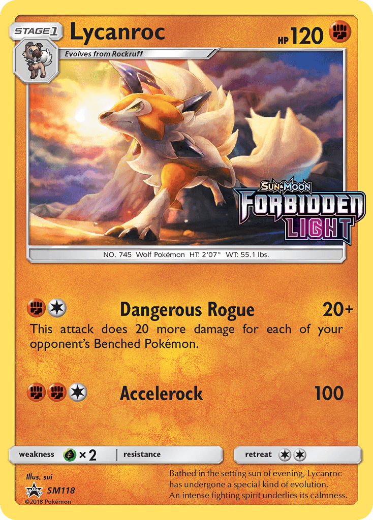 Lycanroc Pokémon card