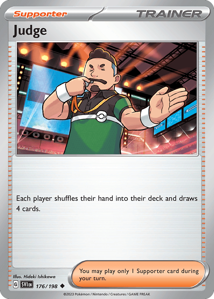 Judge Pokémon card