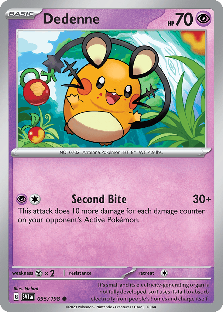 Dedenne Pokémon card