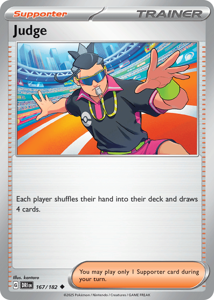 Judge Pokémon card