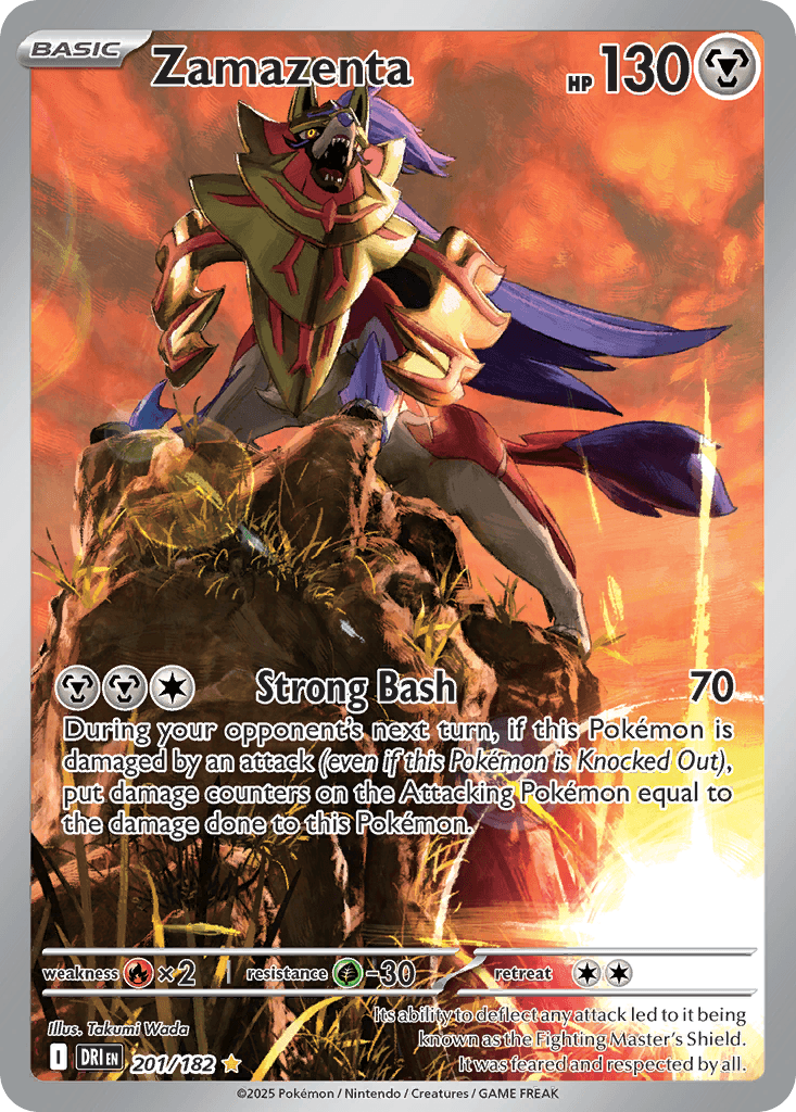 Zamazenta Pokémon card