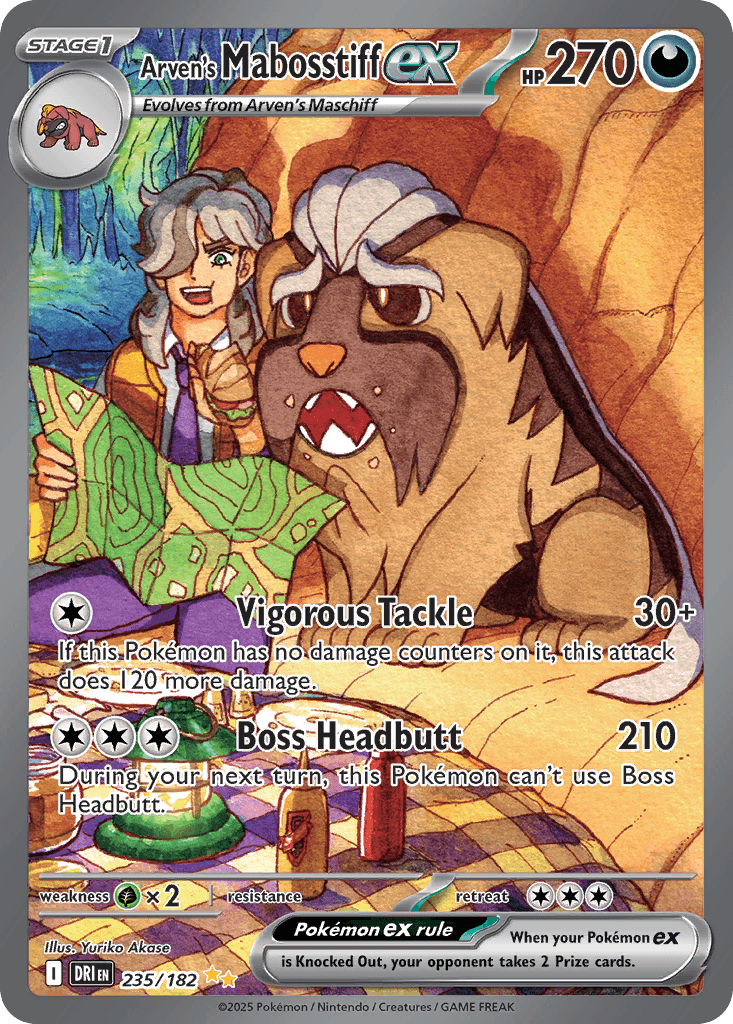 Arven's Mabosstiff ex — Gen 9