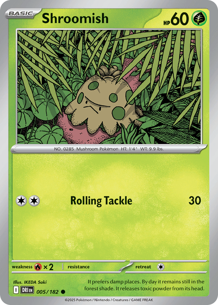 Shroomish Pokémon card