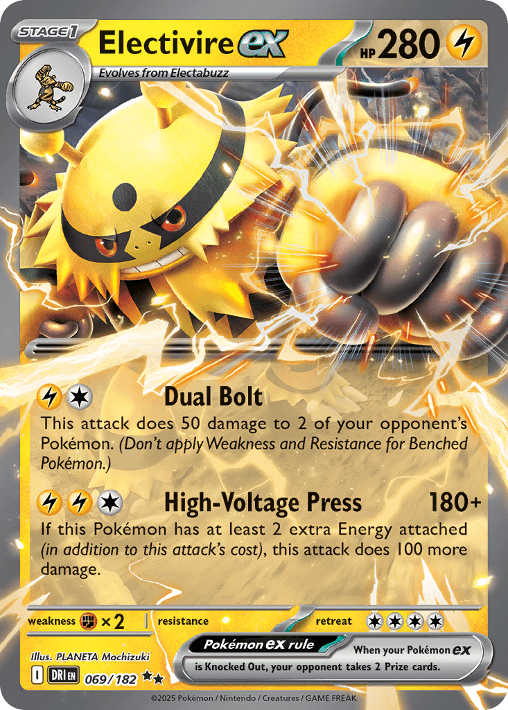 Electivire ex Pokémon card