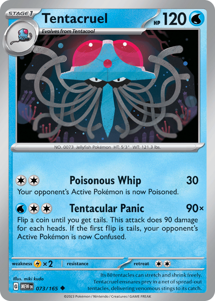 Tentacruel Pokémon card