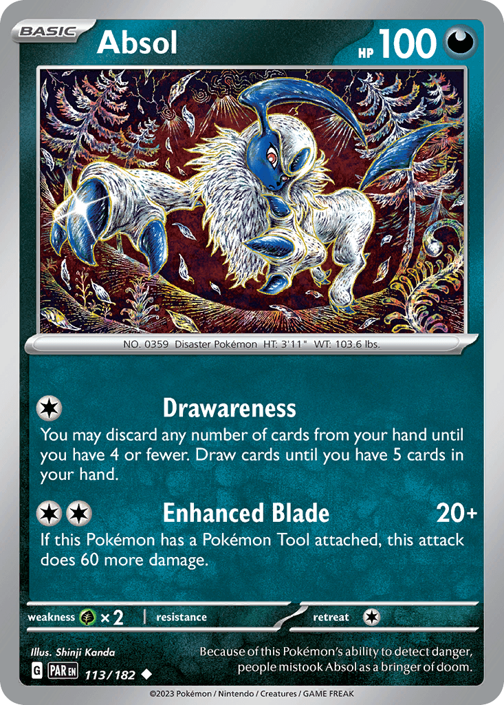 Absol Pokémon card