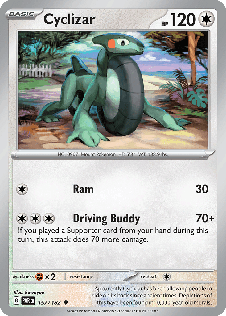 Cyclizar Pokémon card