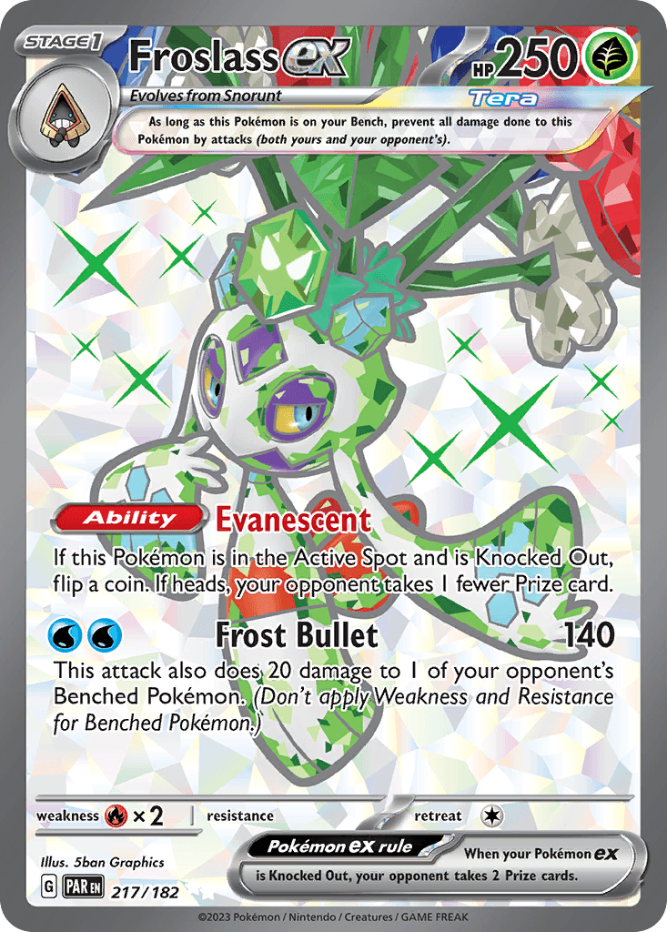 Froslass ex Pokémon card