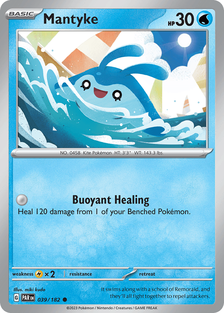 Mantyke Pokémon card