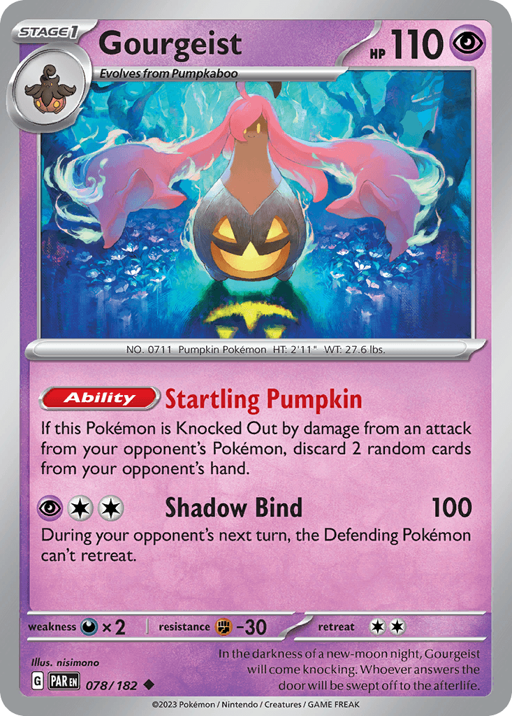 Gourgeist Pokémon card