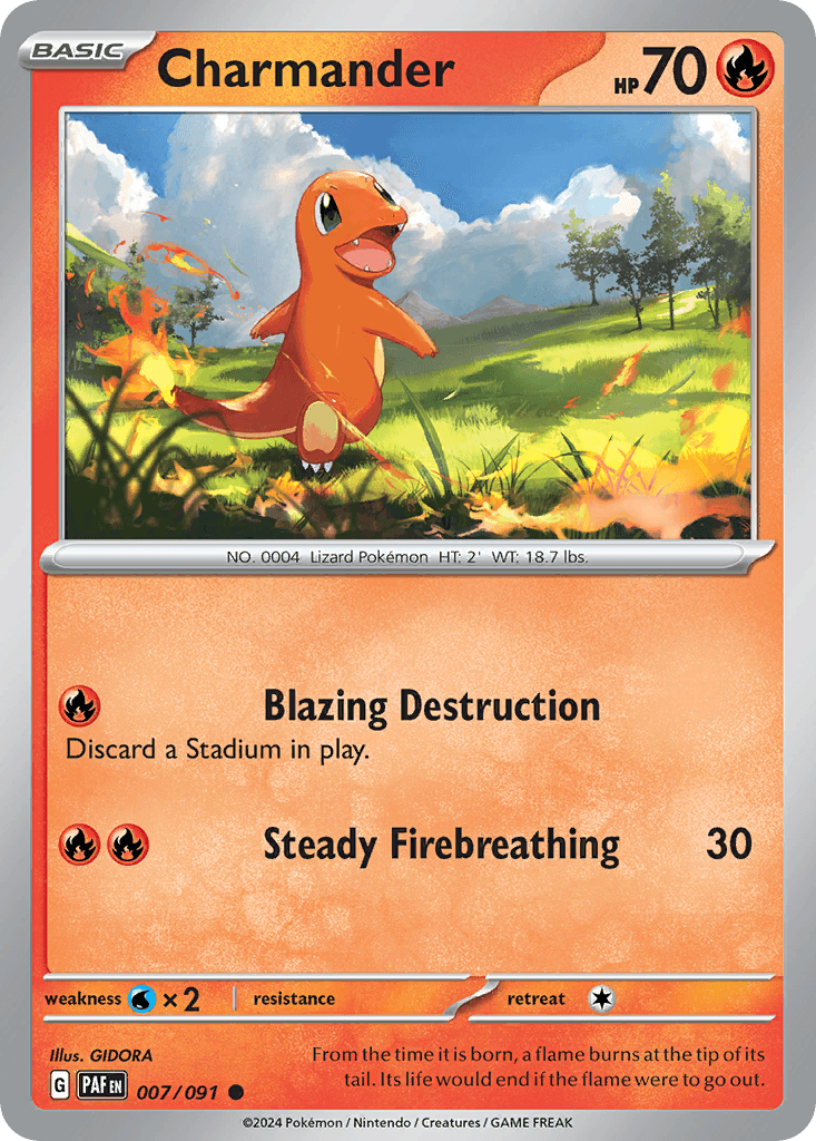 Charmander Pokémon card